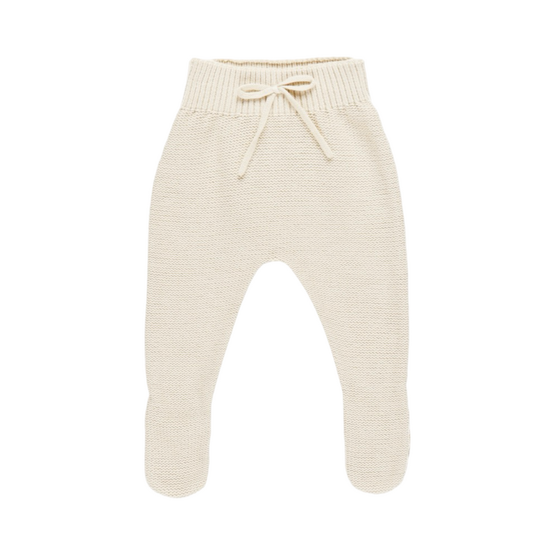 Footed knit pant