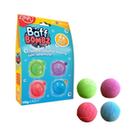 Paquet de 4 bombes de bain colorées Baff Bombz