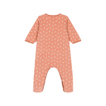 Pyjama bébé en velours à motifs 
