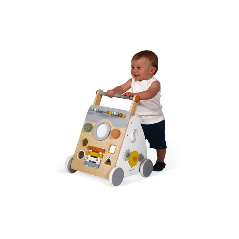 Sweet cocoon wooden multi-activity trolley