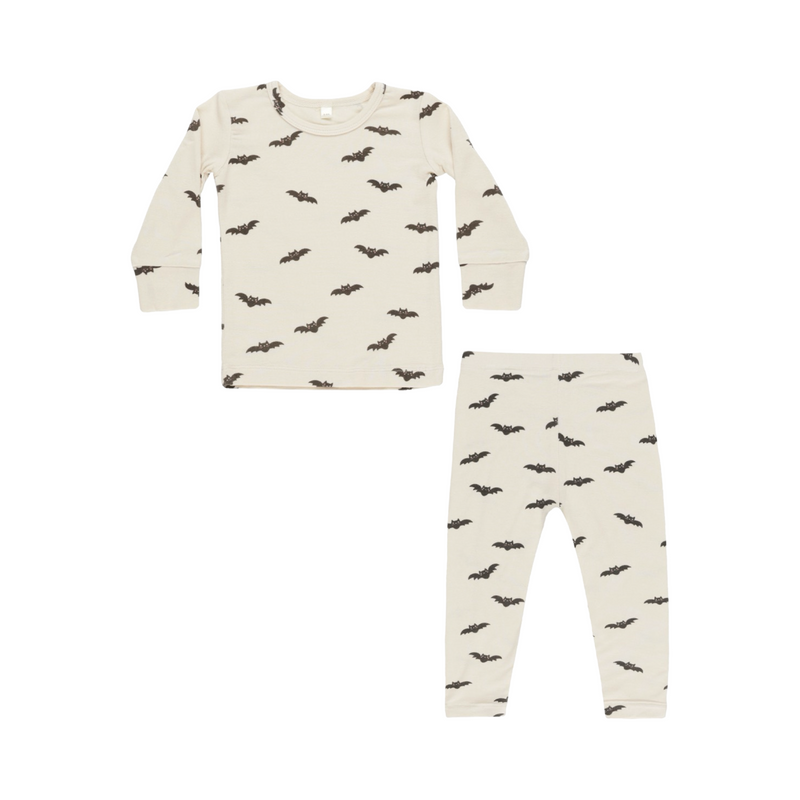 Bats bamboo pajama set