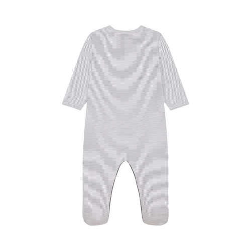 Babies' pinstriped cotton pyjamas