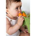 Cathy the carrot mini doudou teether