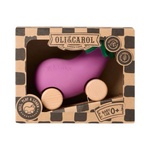 Emma the eggplant baby car