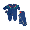 Baby Beneath the moon knitted overall gift set