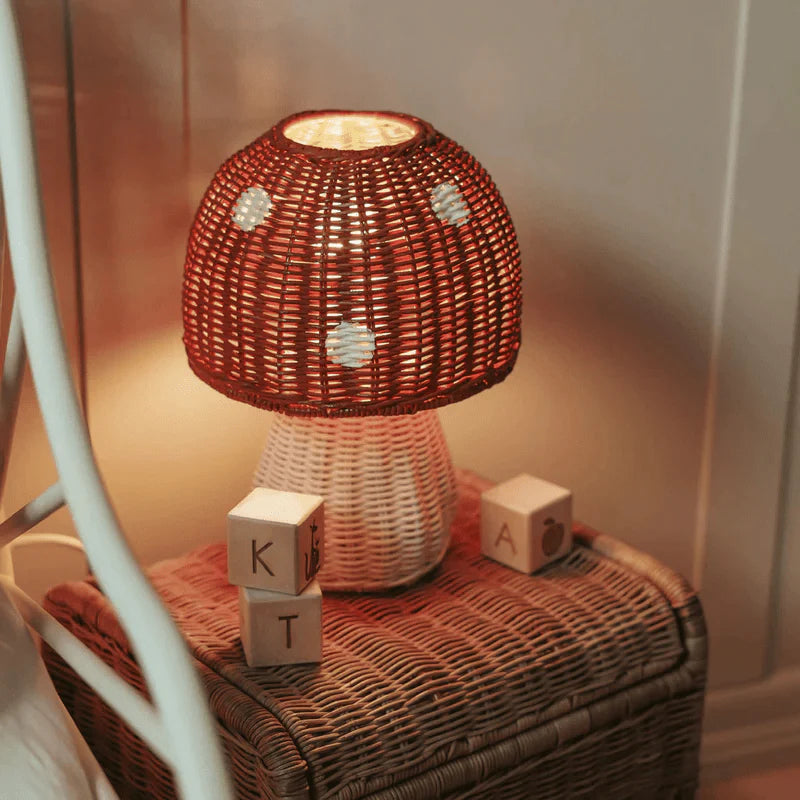 Toadstool lamp