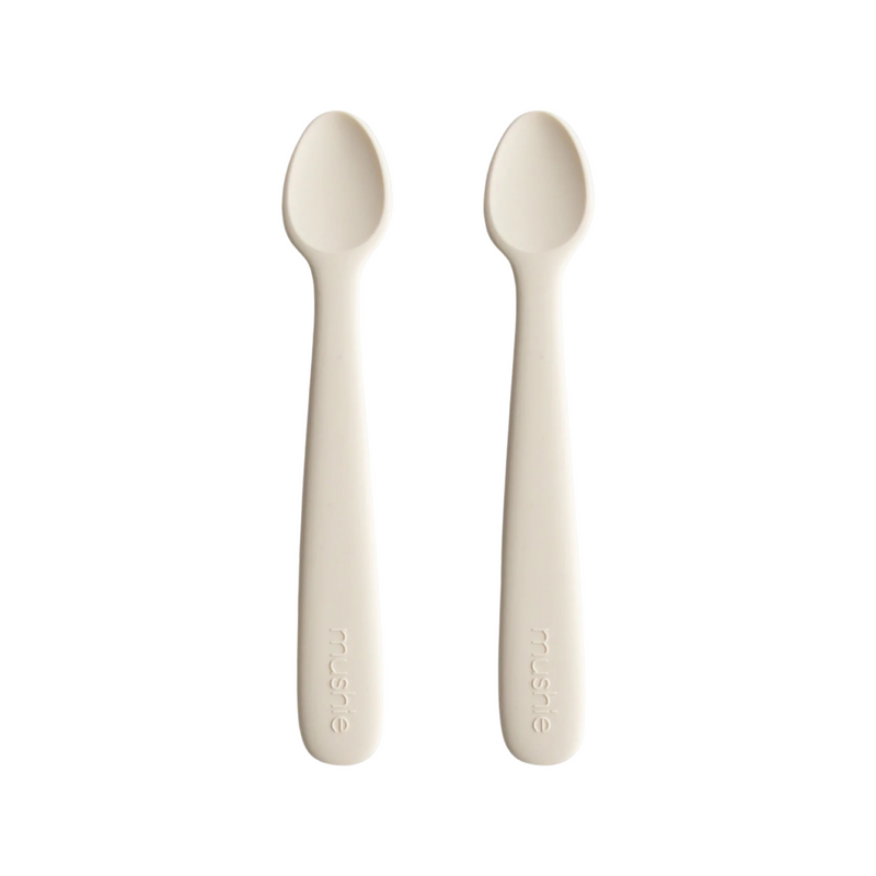 Silicone feeding spoons