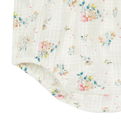 Printed figured cotton voile baby bloomers