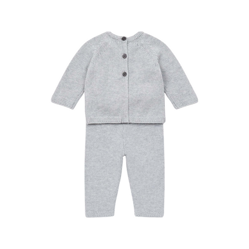 Cotton and cashmere newborn baby set
