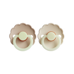 Daisy night natural rubber pacifiers