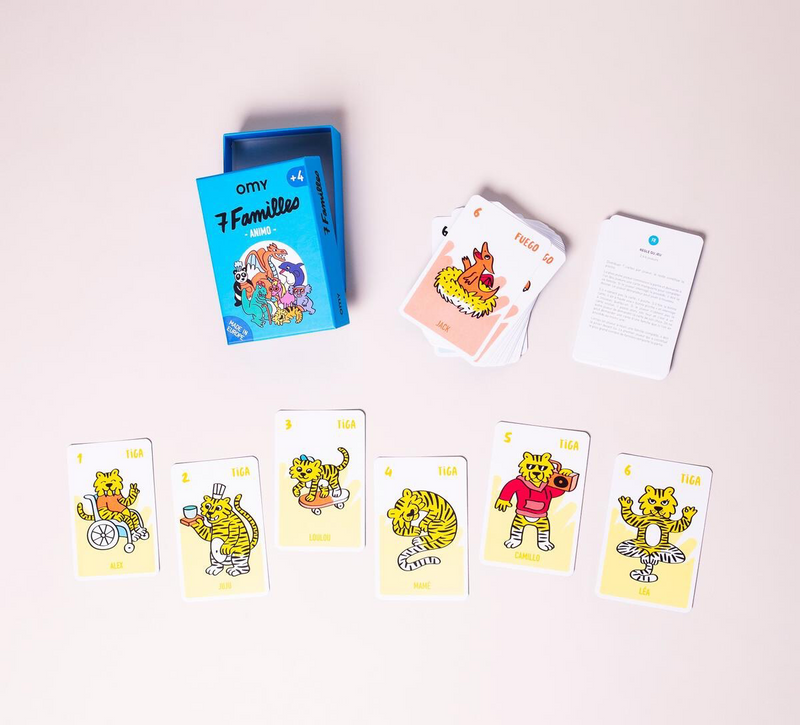 7 families card game anino