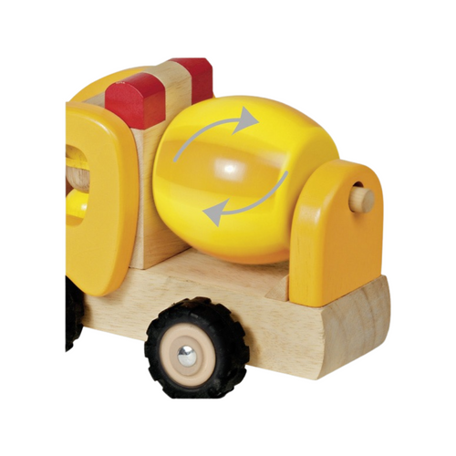 Cement mixer car