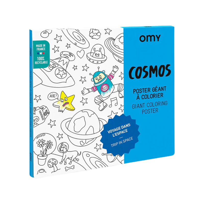 Giant coloring poster cosmos