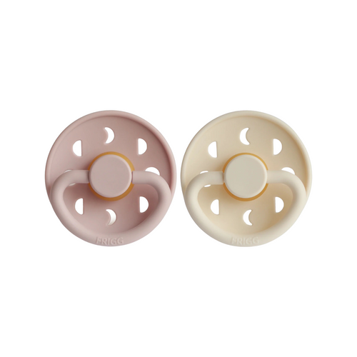 Moon natural rubber baby pacifiers