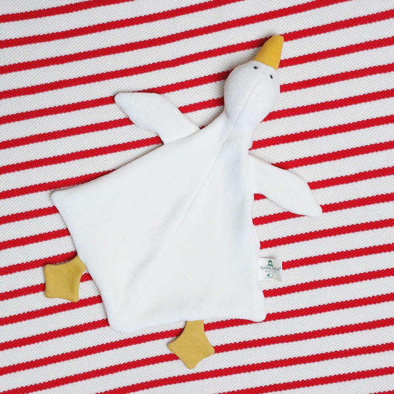 Fritzi the white goose blanket doll
