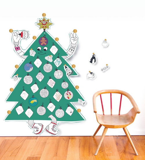 Giant poster holiday tree