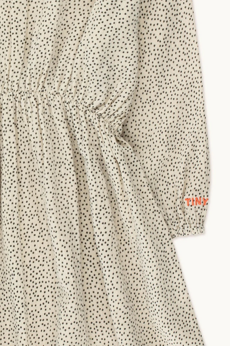 Small dots frills dress
