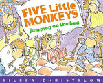 Cinq petits singes marionnettes à doigts et livre