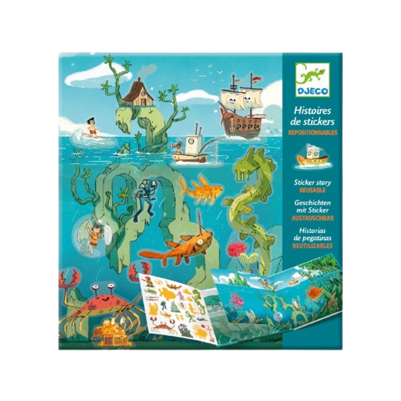 The adventures at sea stickers story