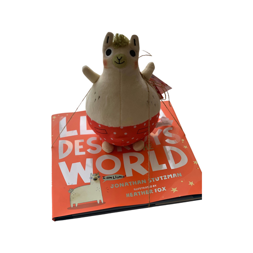 Llama Destroys The World - Book And Doll