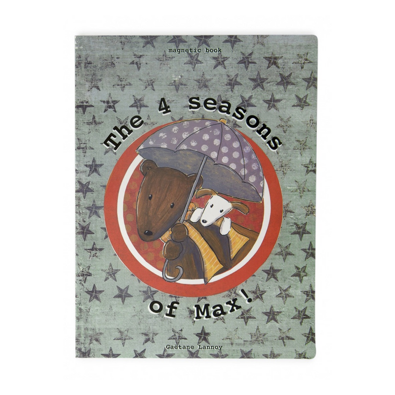 Magnetic book "The 4 seasons of Max"