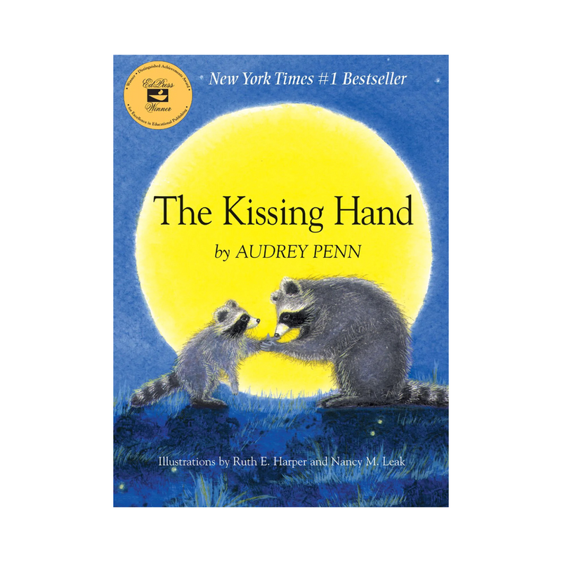 Poupée et livre Kissing Hand Chester Raccoon