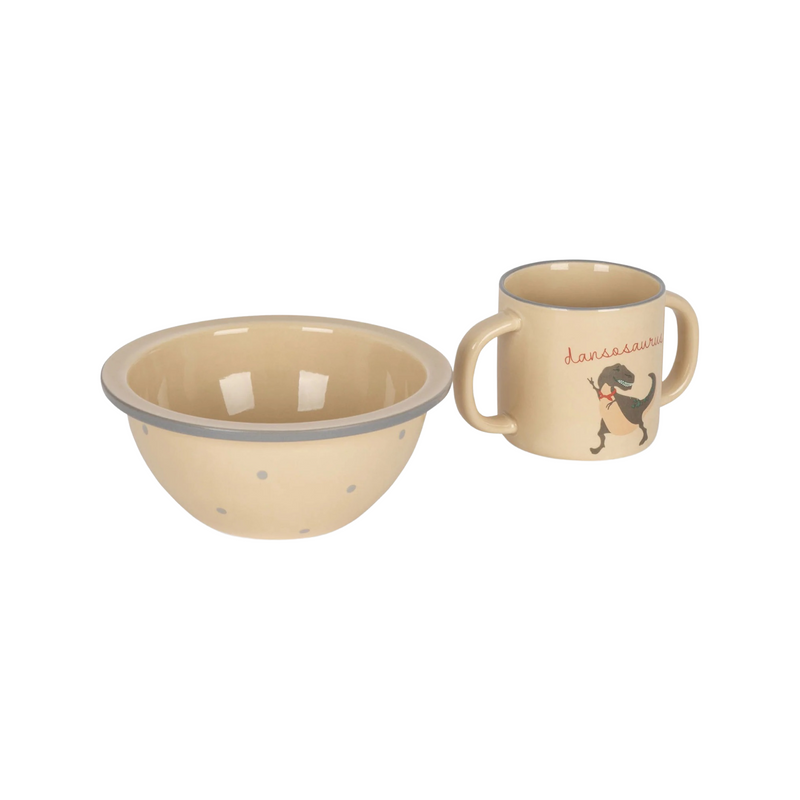 Ceramic bowl & cup