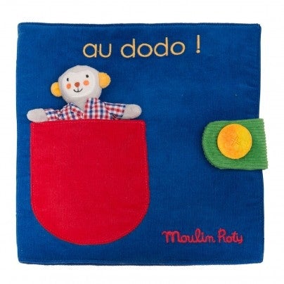 Cahier d'activités en tissu Au dodo Les Popipop