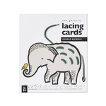 Jungle animals lacing cards